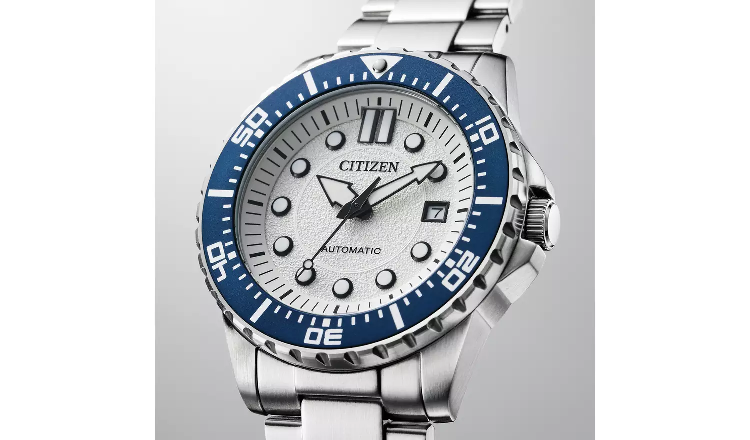 Citizen Men's White Dial Stainless Steel Watch