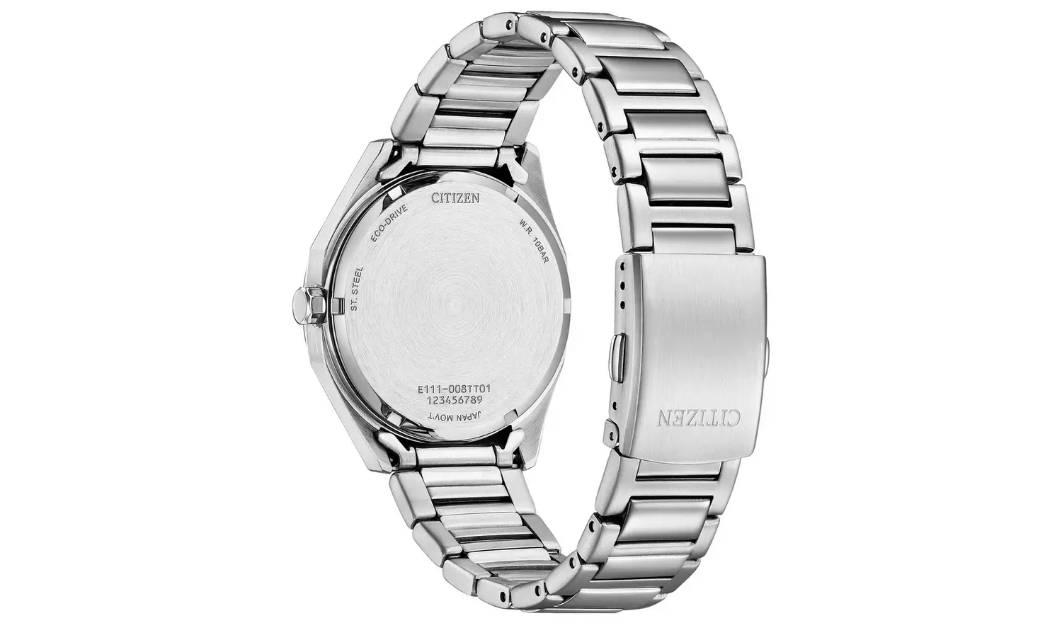 Citizen Mens Eco-Drive Blue Dial Bracelet Watch