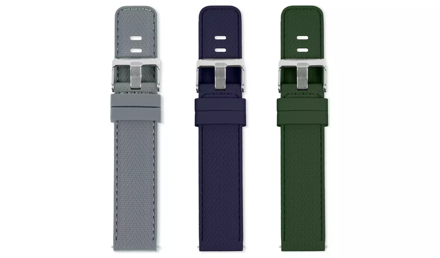 Reflex Active Grey, Blue & Green Interchangeable Watch Strap