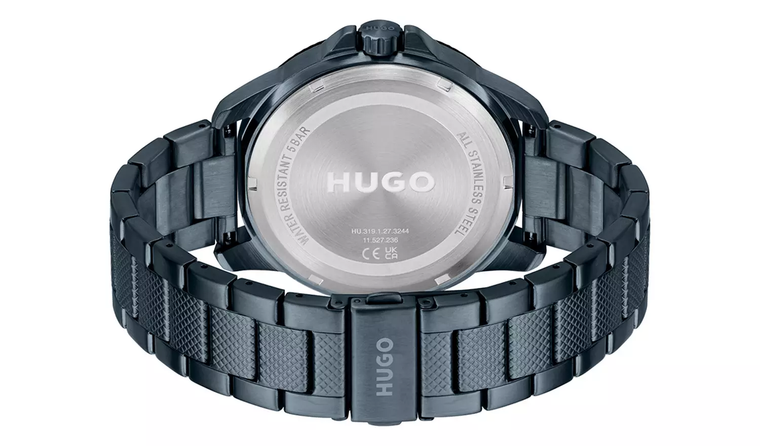 HUGO Sport Men's Blue Stainless Steel Bracelet Watch