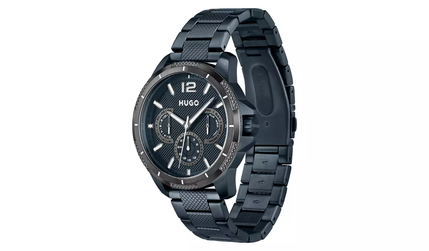 HUGO Sport Men's Blue Stainless Steel Bracelet Watch