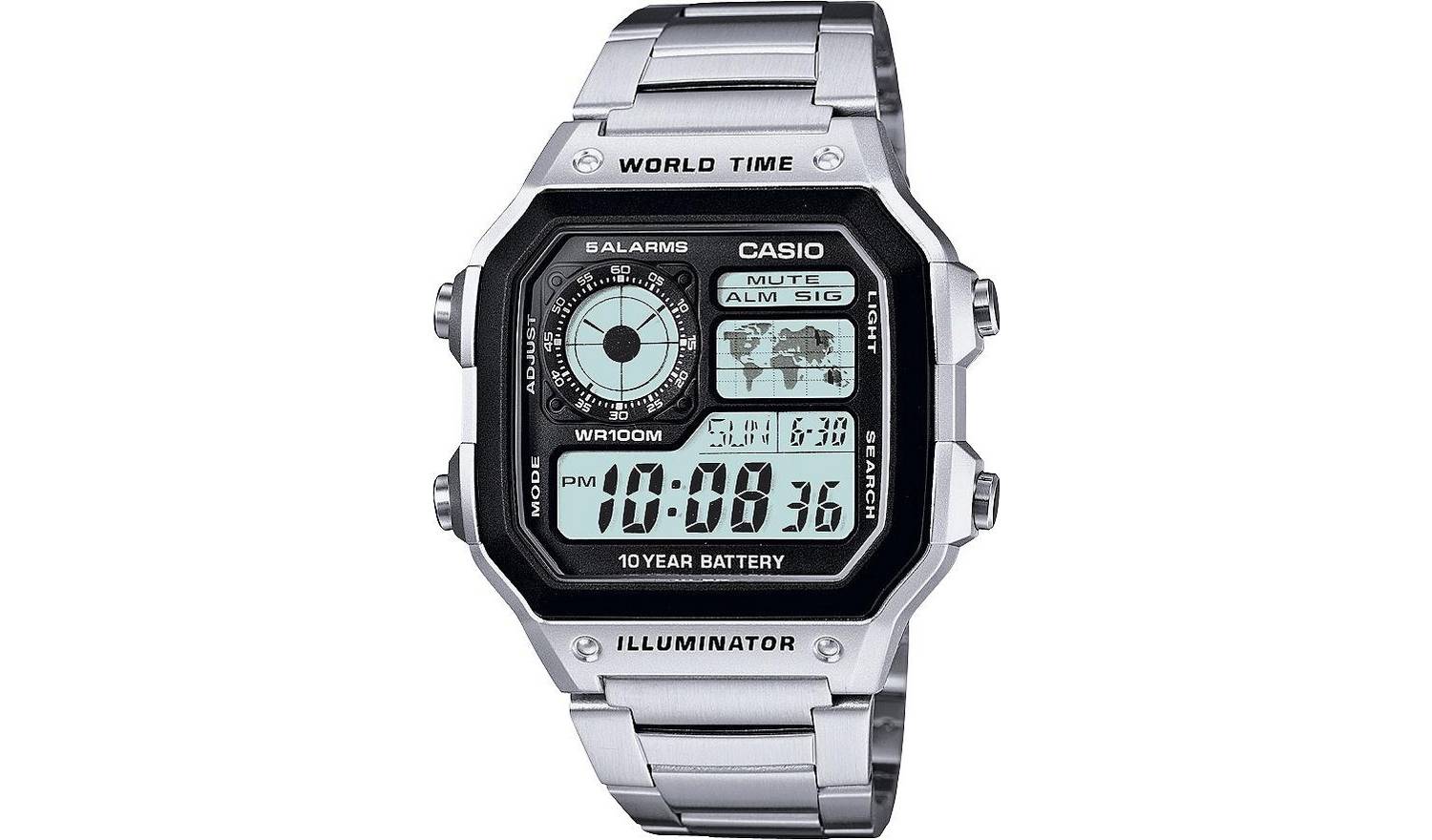 Casio Illuminator Stainless Steel Bracelet Watch