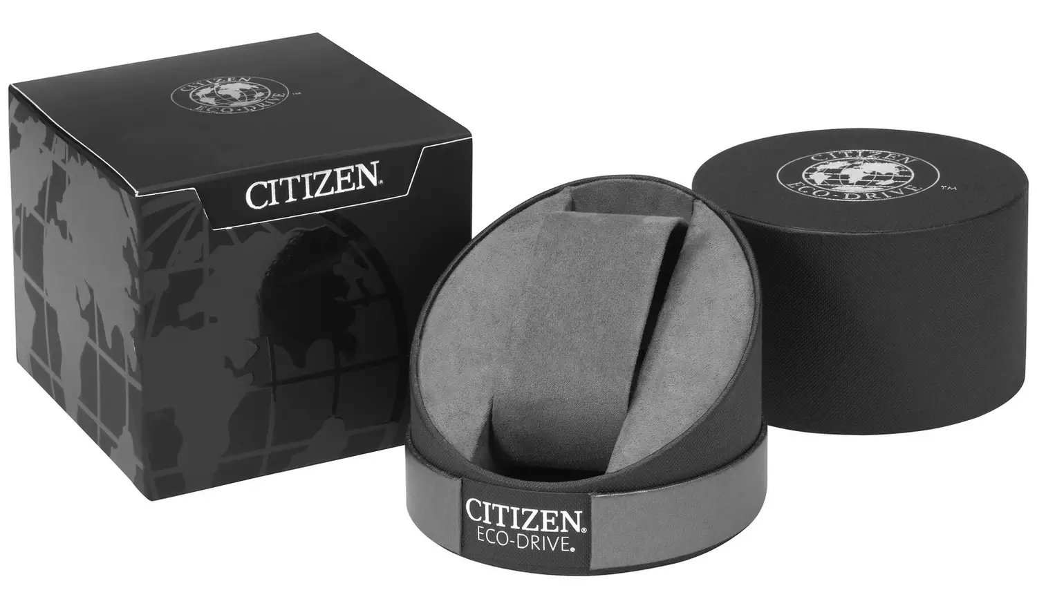 Citizen Men's Black Coloured Leather Strap Watch