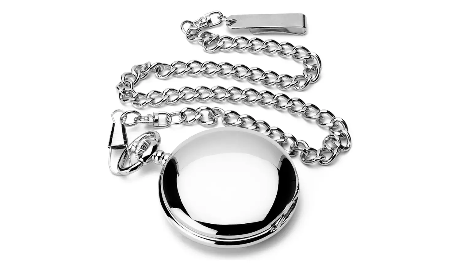 Limit Men's Silver and Black Pocket Watch