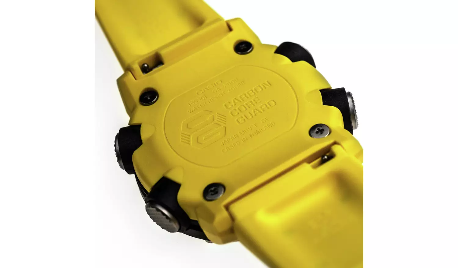 Casio G-SHOCK Men's Black and Yellow Resin Strap Watch