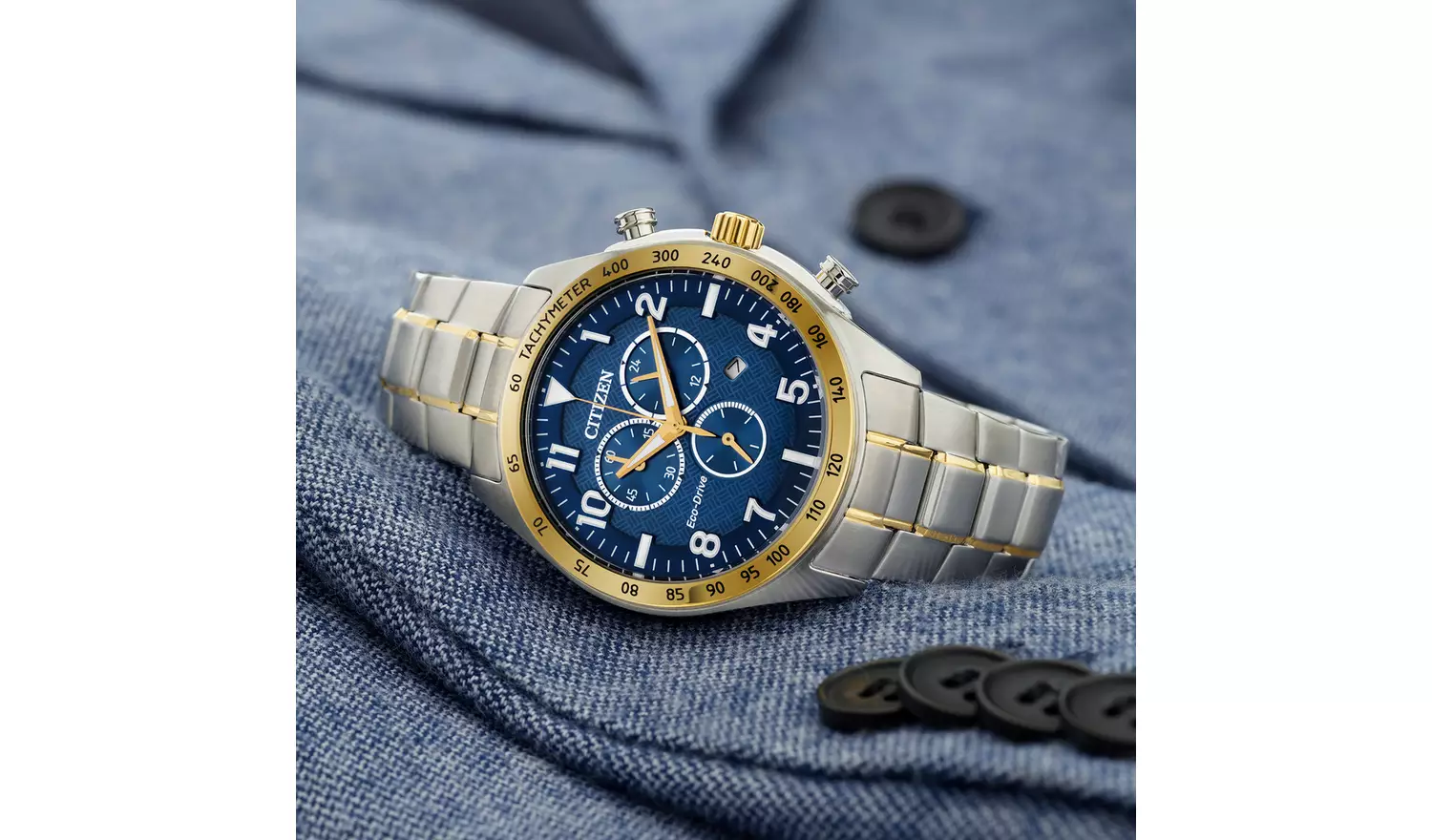 Citizen Men's Eco-Drive Stainless Steel Bracelet Watch