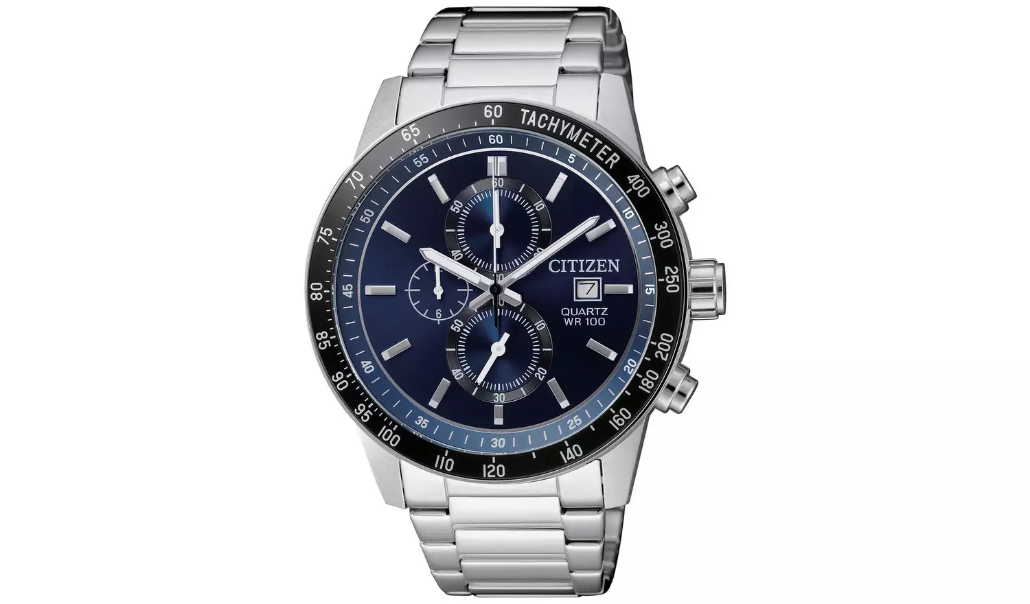 Citizen Men's Silver Chronograph Bracelet Watch