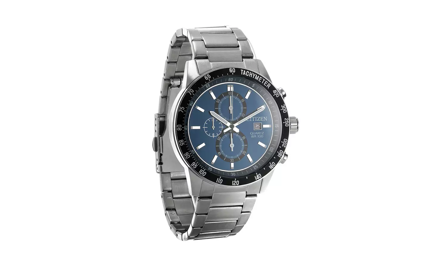 Citizen Men's Silver Chronograph Bracelet Watch