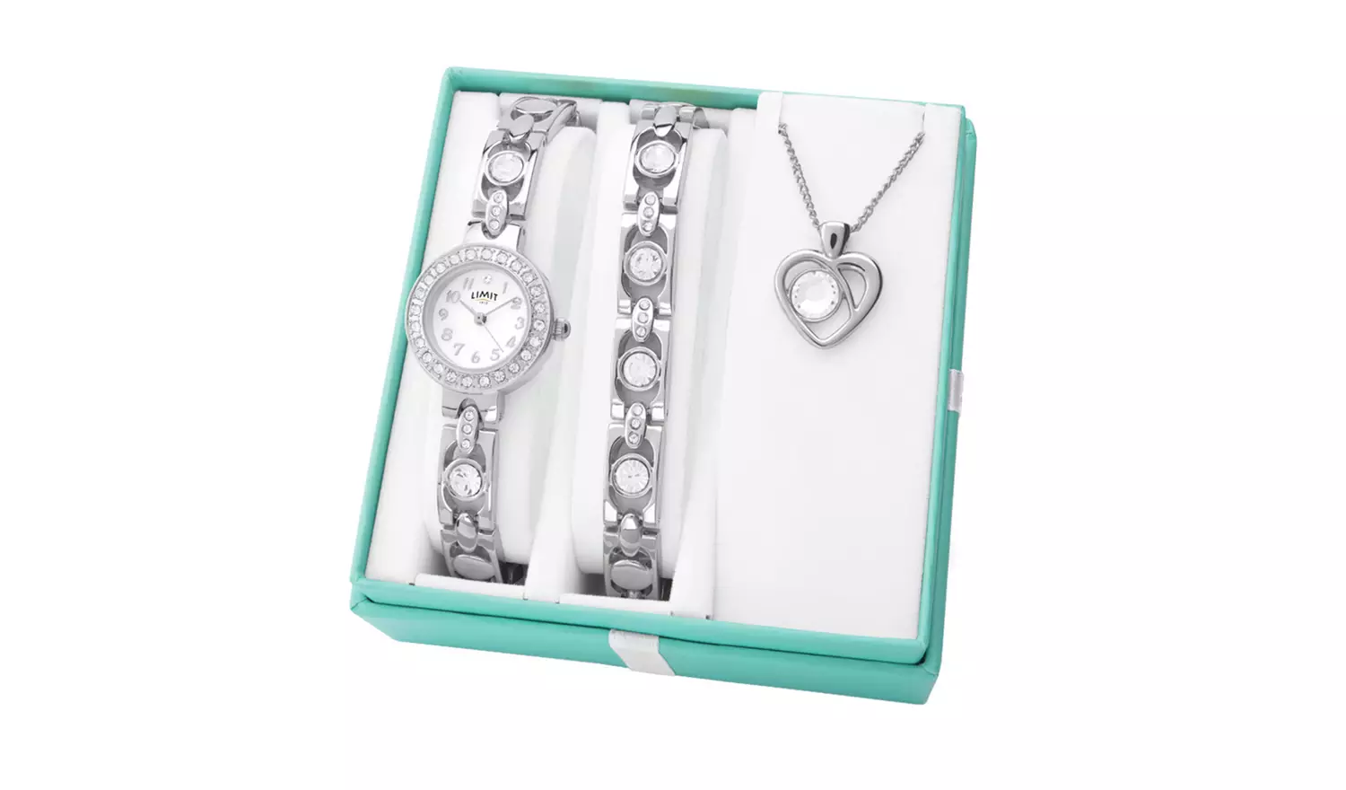 Limit Ladies' Silver Bracelet, Pendant and Watch Set