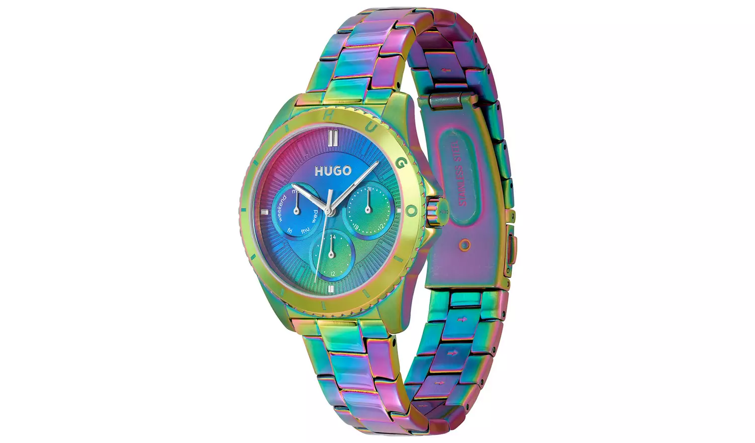 Hugo Ladies Multicolour Stainless Steel Bracelet Watch