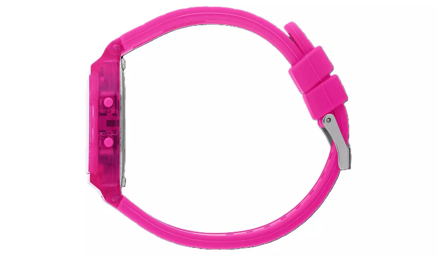 ICE-Watch Retro Digital Dial Pink Silicone Strap Watch