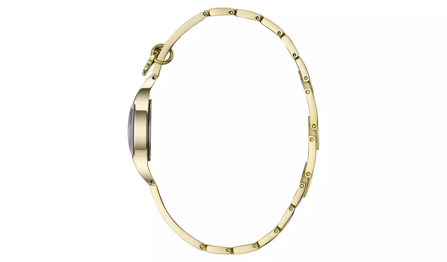 STORM Temptress Charm 21k Gold Plated Strap Teal Dial Watch