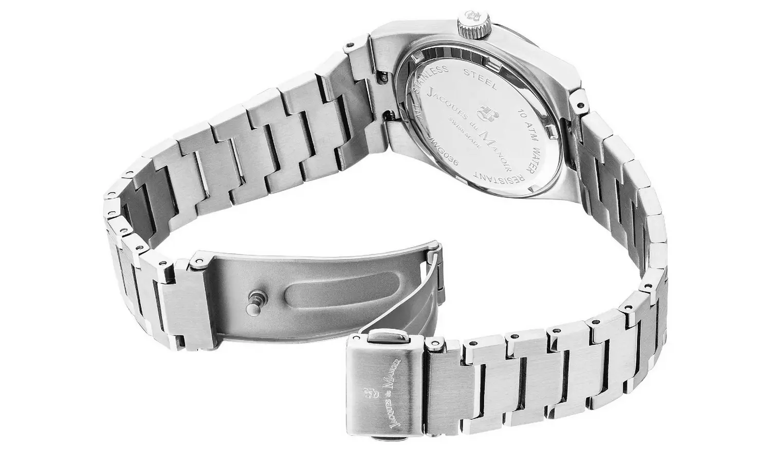 Jacques du Manoir Women Horizon Silver Plated Bracelet Watch