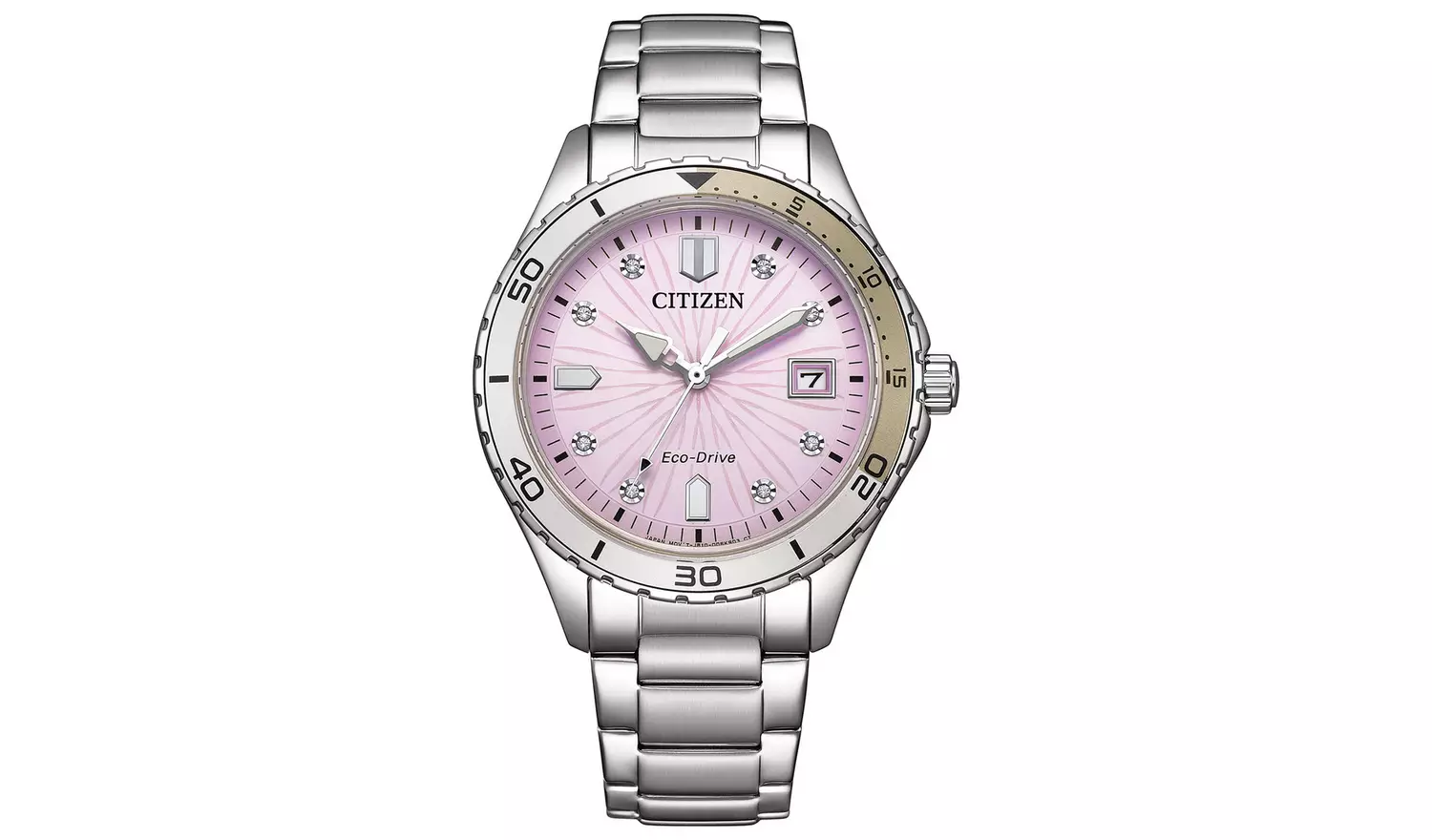 Citizen Ladies Stainless Steel Pink Dial Bracelet Watch