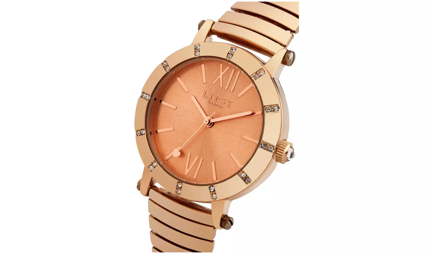 Lipsy Rose Gold Coloured Dial and Strap Bracelet Watch