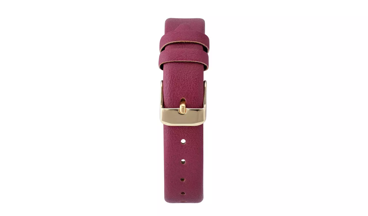 Limit Ladies White Dial Burgundy Faux Leather Strap Watch