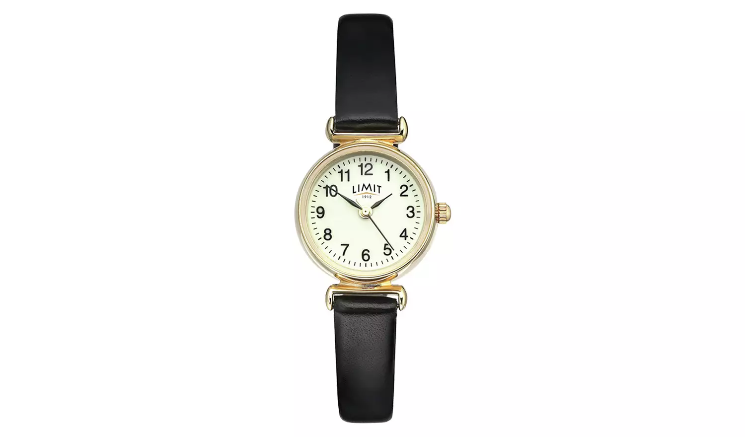 Limit Ladies Glow Dial Gold Plated Strap Watch