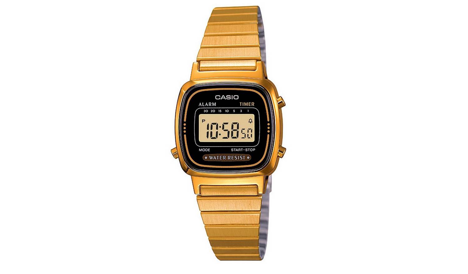 Casio Gold Coloured Stainless Steel Bracelet Watch