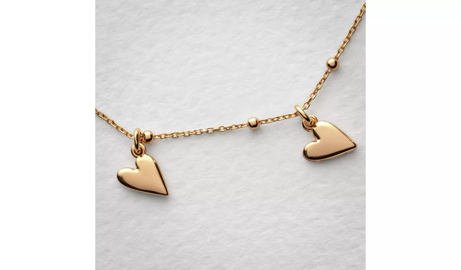 Revere Gold Plated Sterling Silver Heart Bracelet