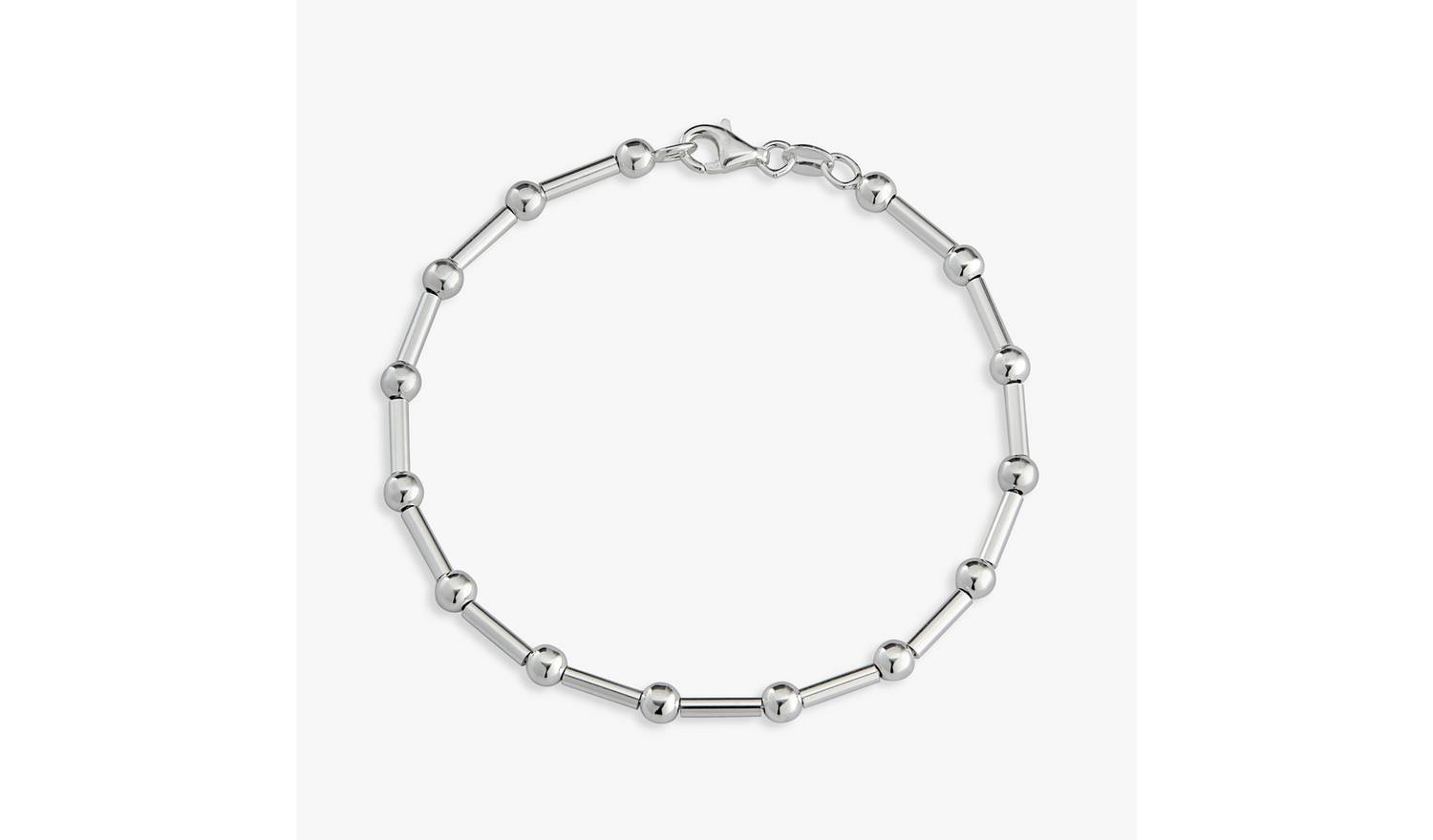 Revere Sterling Silver Bead Station Bracelet