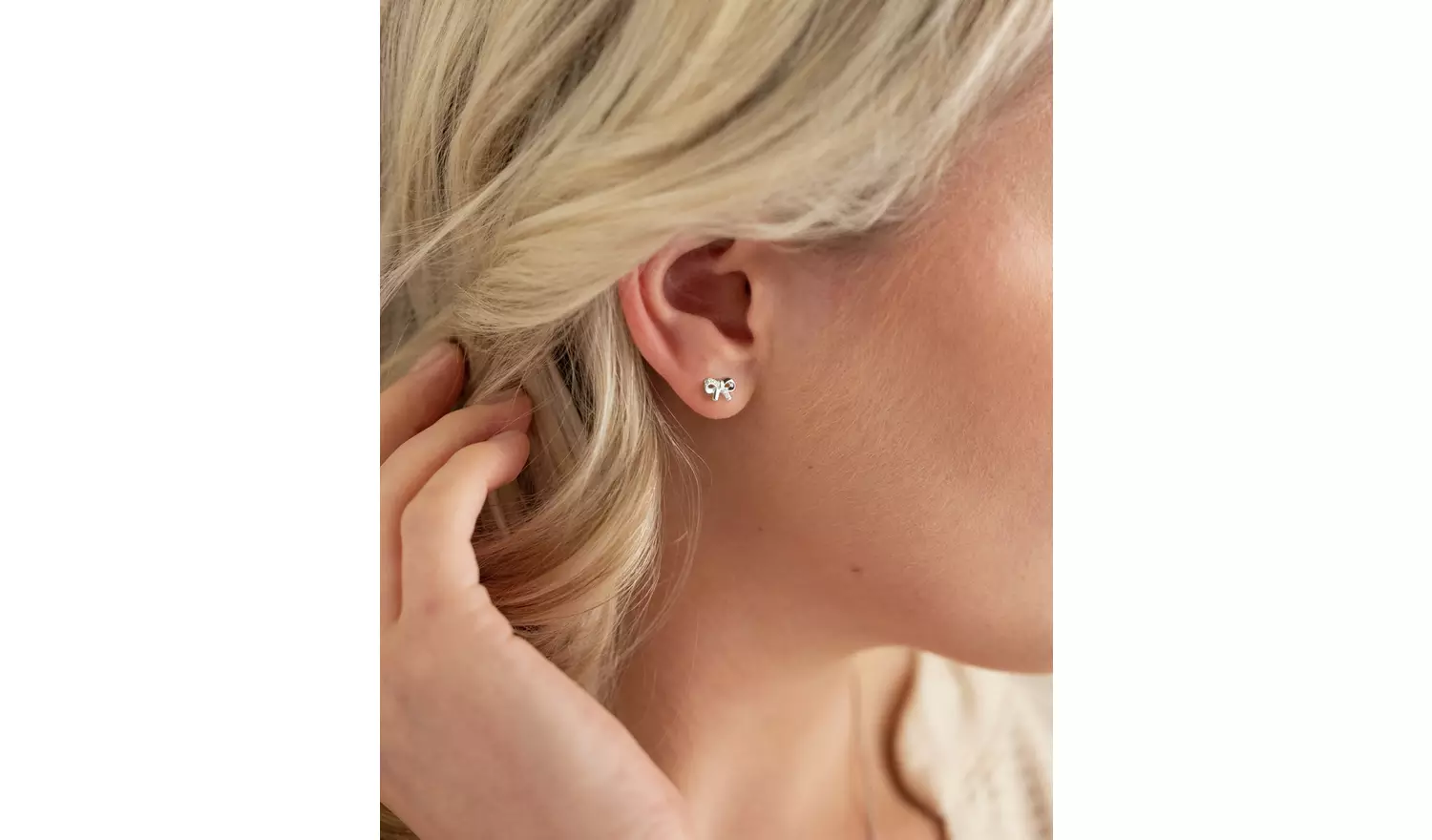 Revere Sterling Silver Bow Stud Earrings