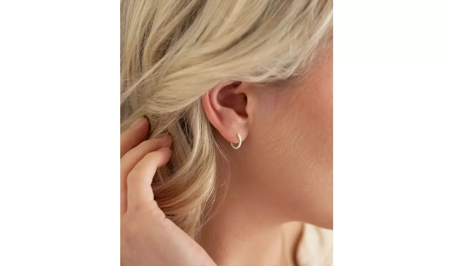 Revere Sterling Silver Huggie Hoop Earrings