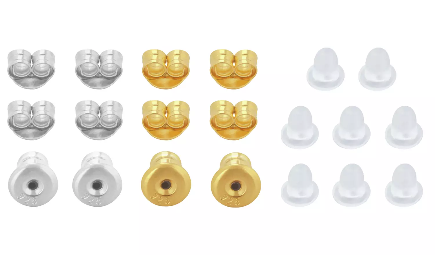 Revere Mix Pack of Earring Backs