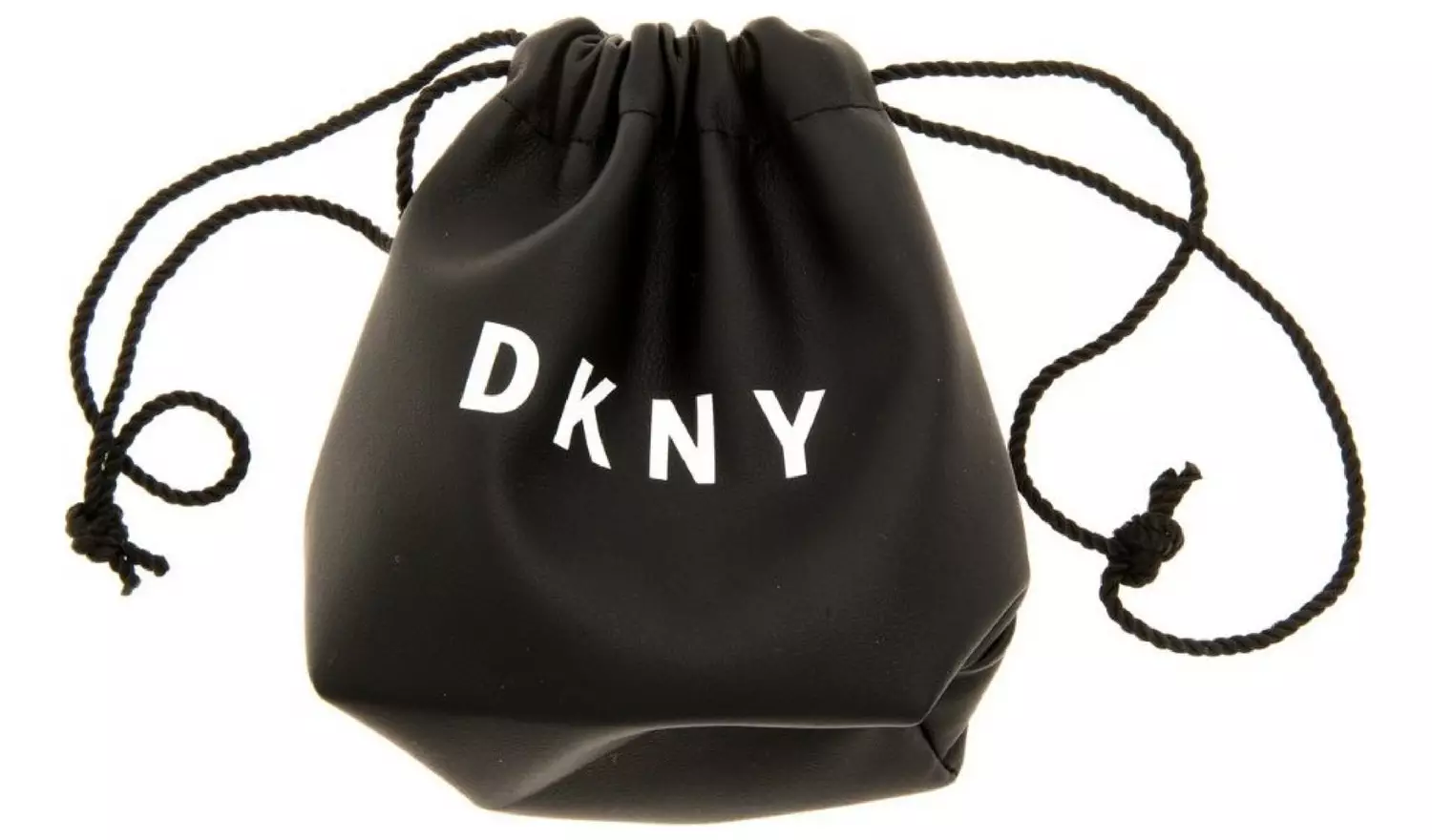 DKNY Gold Tone 30mm Hoop Earrings