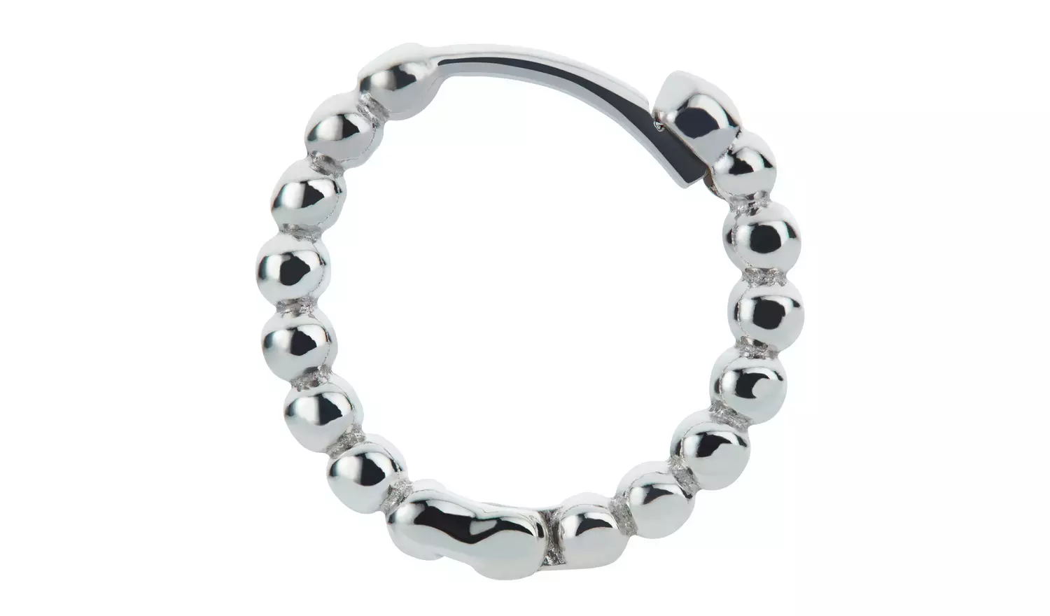 Revere Sterling Silver Ball Huggie Hoop Earrings