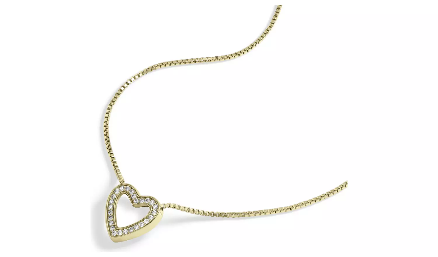 Radley 18ct Gold Plated Heart Necklace & Trinket Tray Set