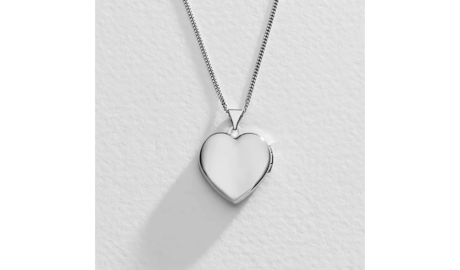 Moon & Back Silver Heart 'Mum' LocketPendant Necklace