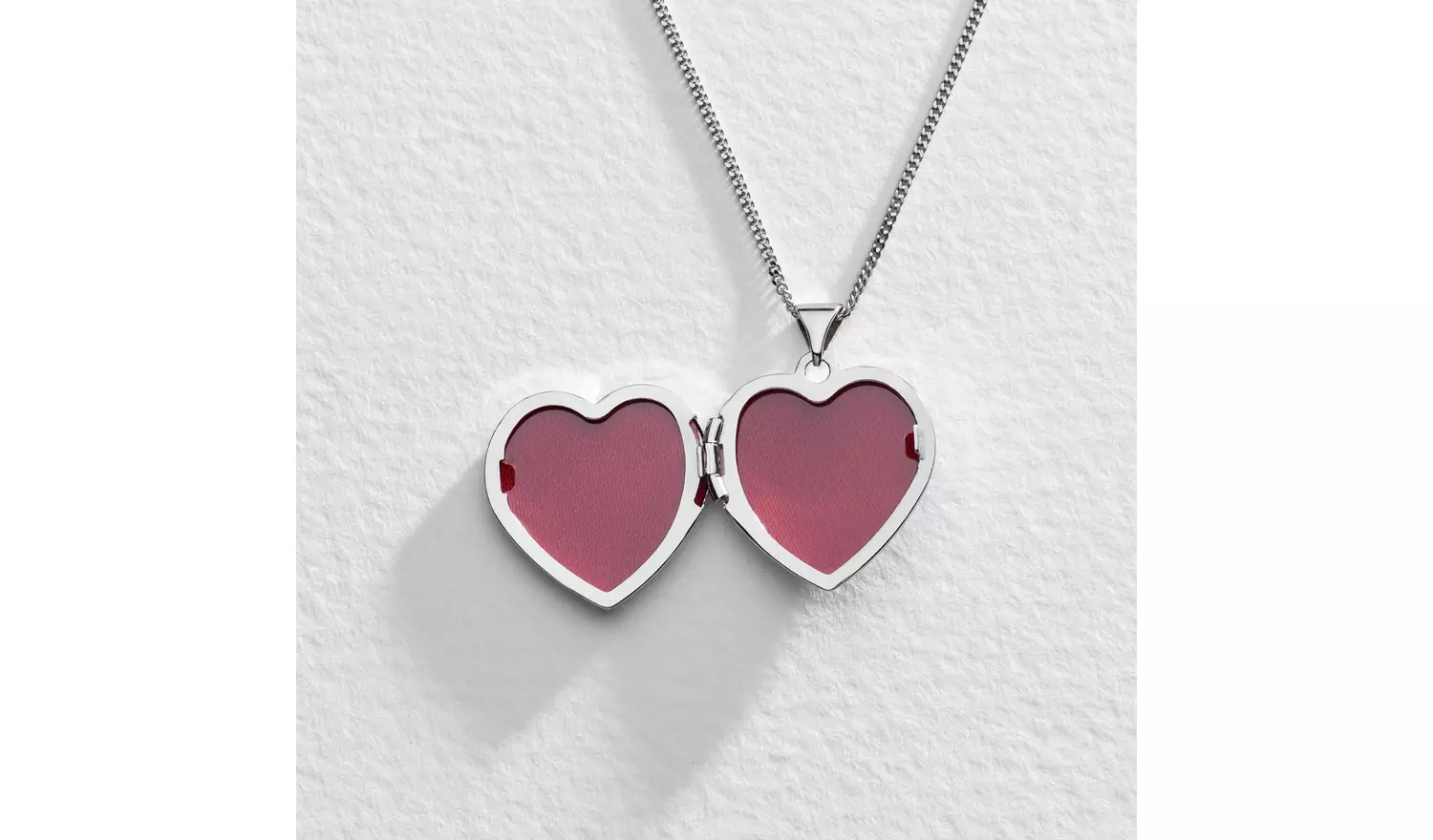 Moon & Back Silver Heart 'Mum' LocketPendant Necklace