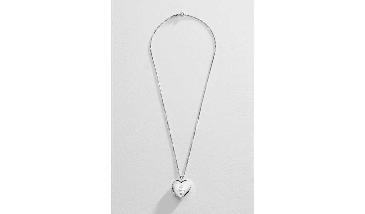 Moon & Back 'In My Heart' Photo LocketPendant Necklace