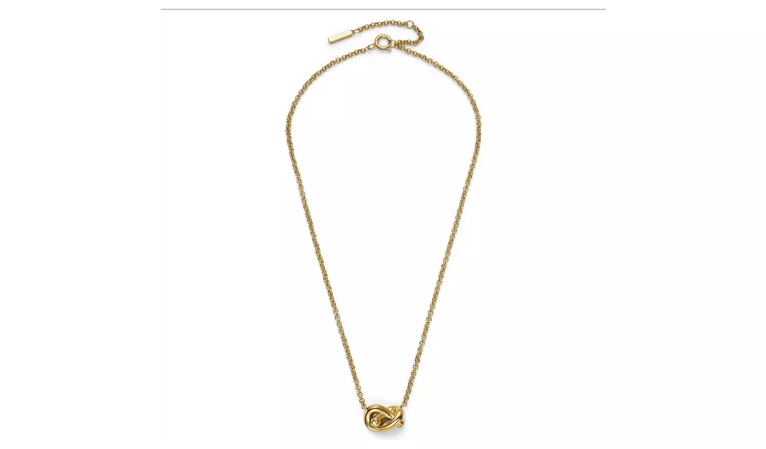 Olivia Burton Stainless Steel Lovers Knot Necklace