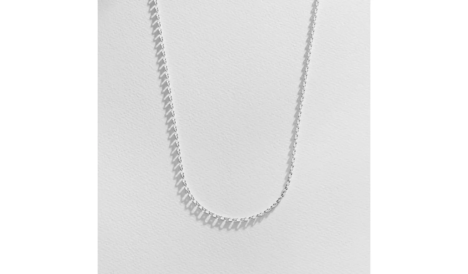 Revere Sterling Silver Oval Belcher 22 Inch Chain