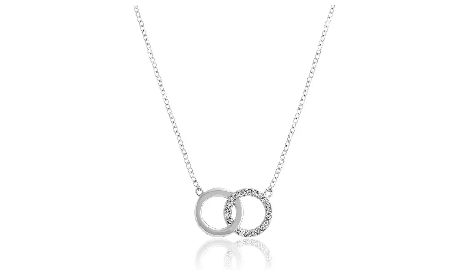Olivia Burton Silver Coloured Classic Interlink Necklace