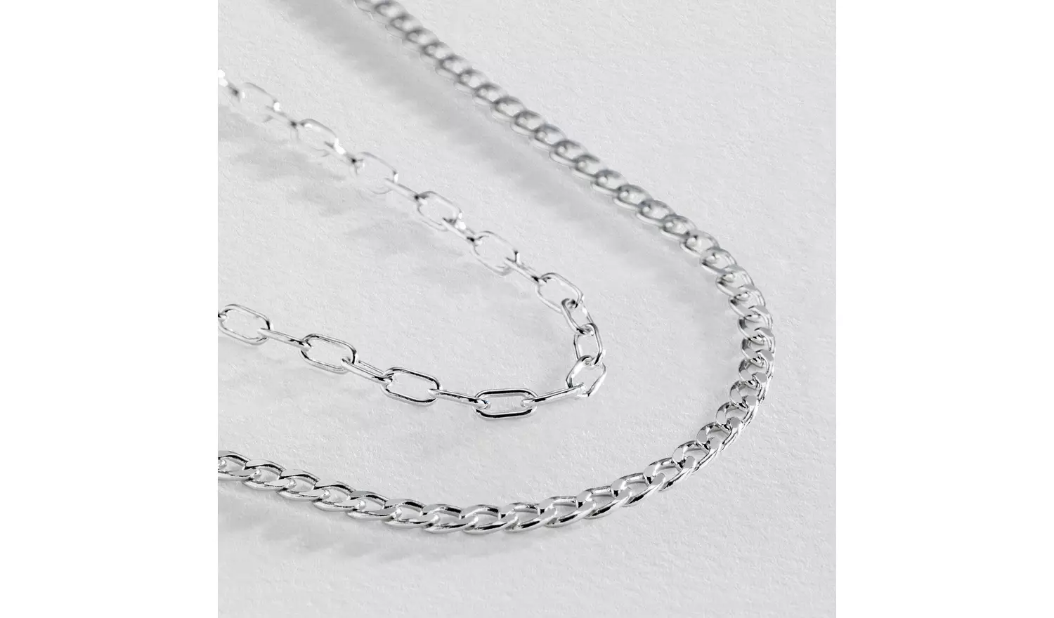 Revere Sterling Silver Double Chain Necklace