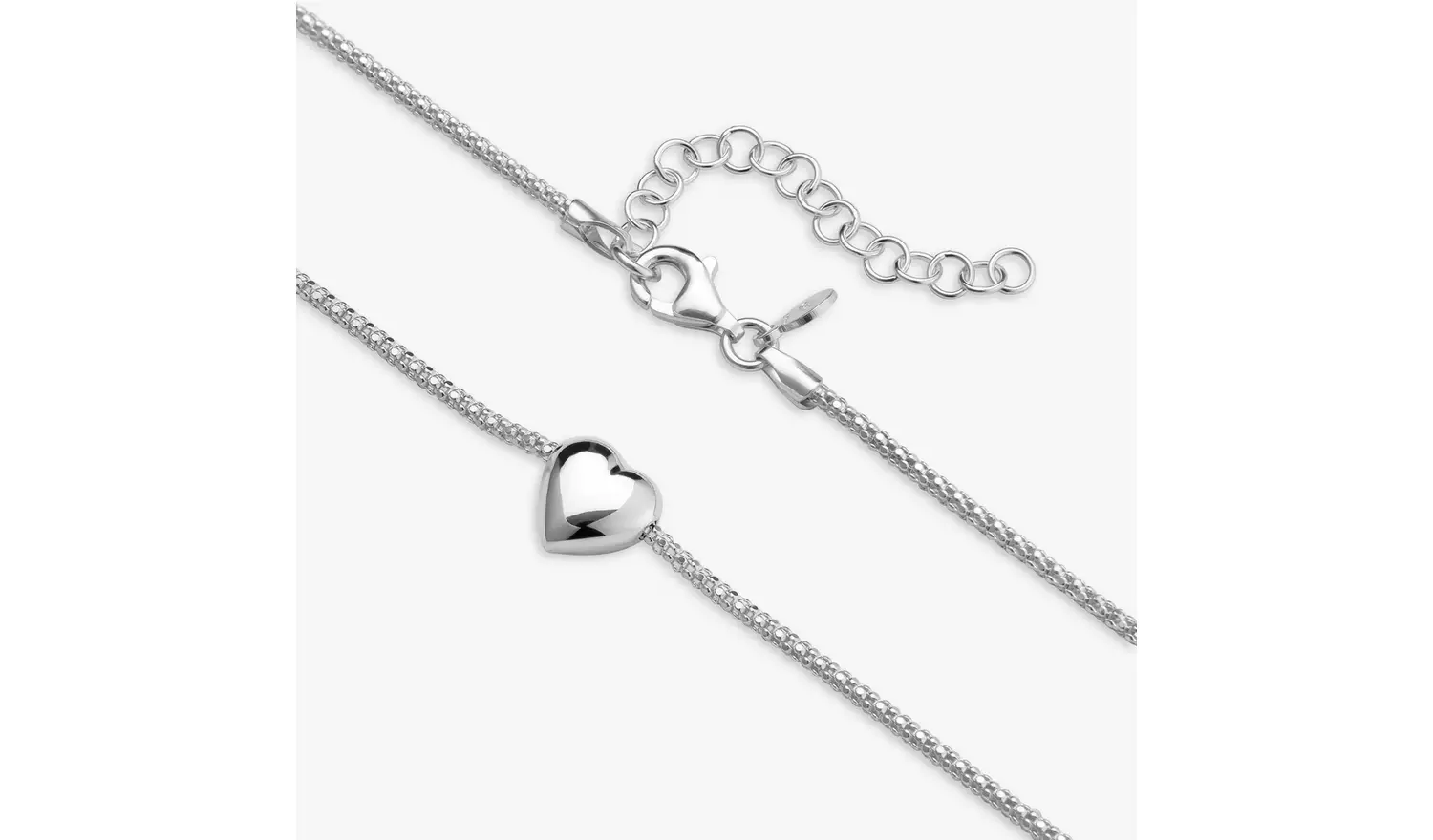 Revere Sterling Silver Mini Heart Pendant Necklace