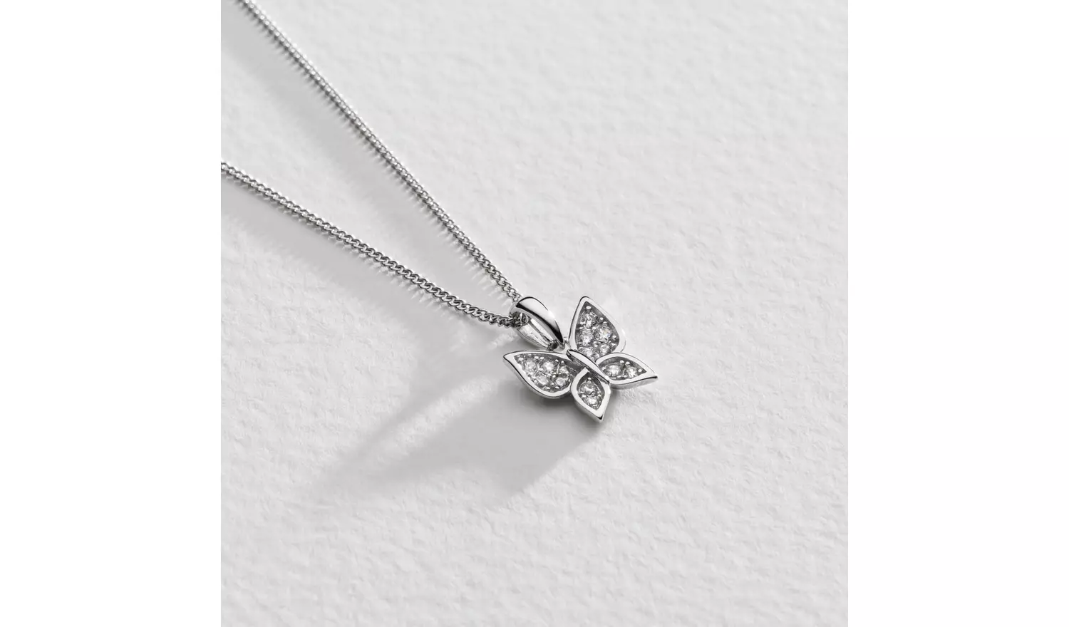 Revere Sterling Silver Butterfly Pendant Necklace