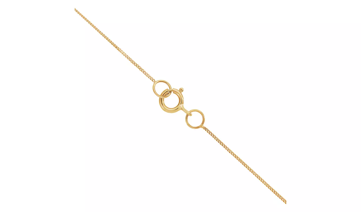 Revere 9ct Gold Small Cross Pendant Necklace