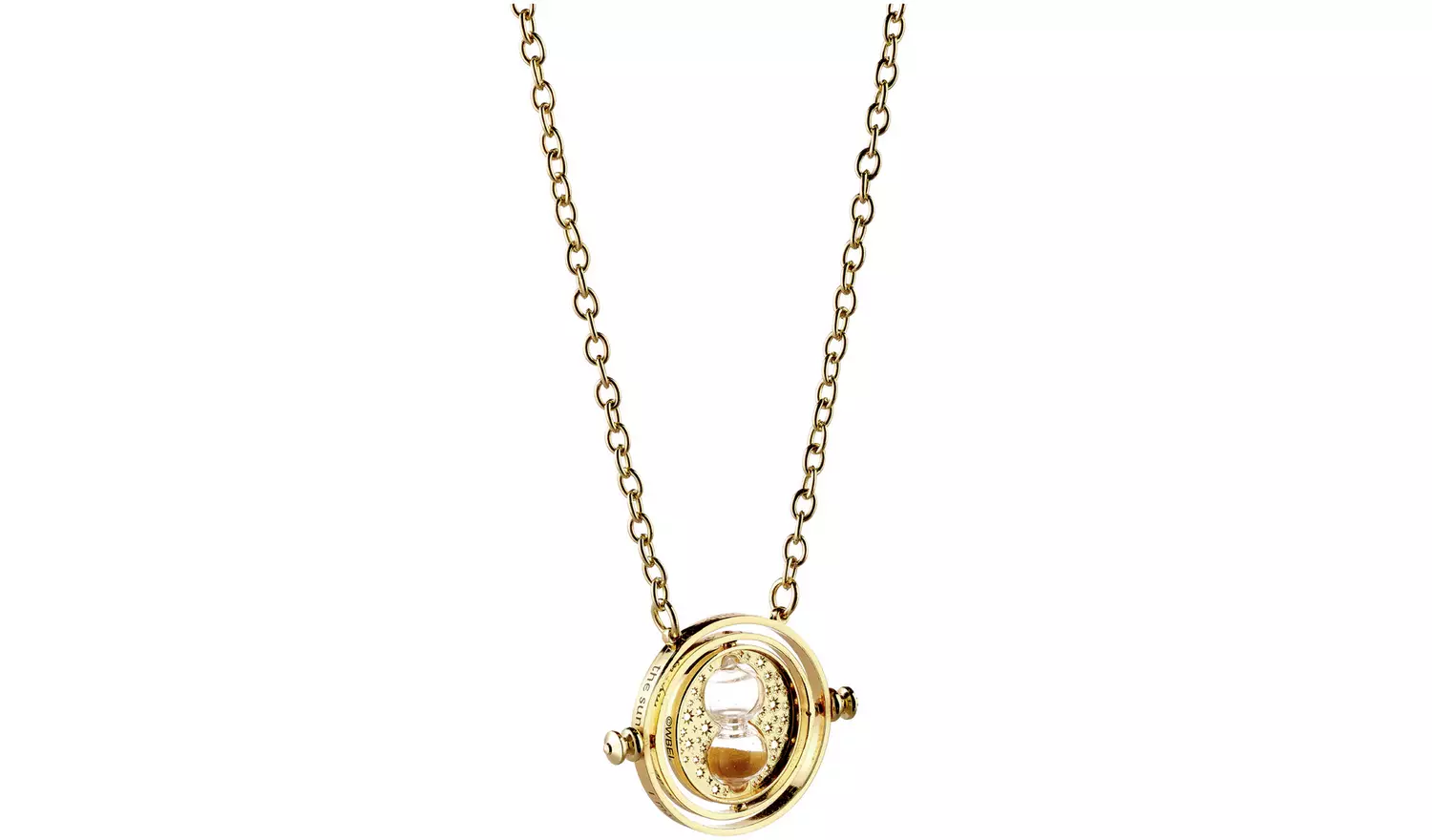 Harry Potter Gold Colour Time Turner Pendant Necklace