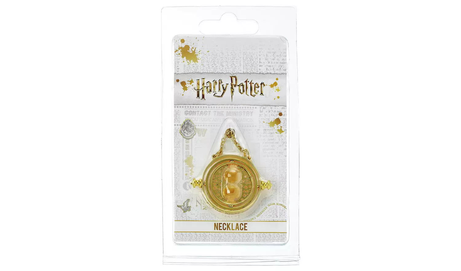Harry Potter Gold Colour Time Turner Pendant Necklace