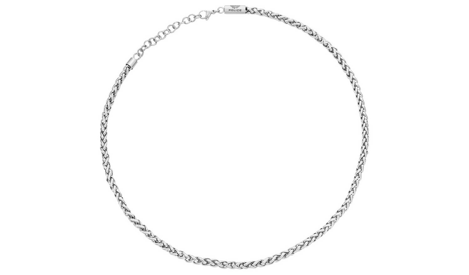 Police Stainless steel Polished Plain Chain Necklace