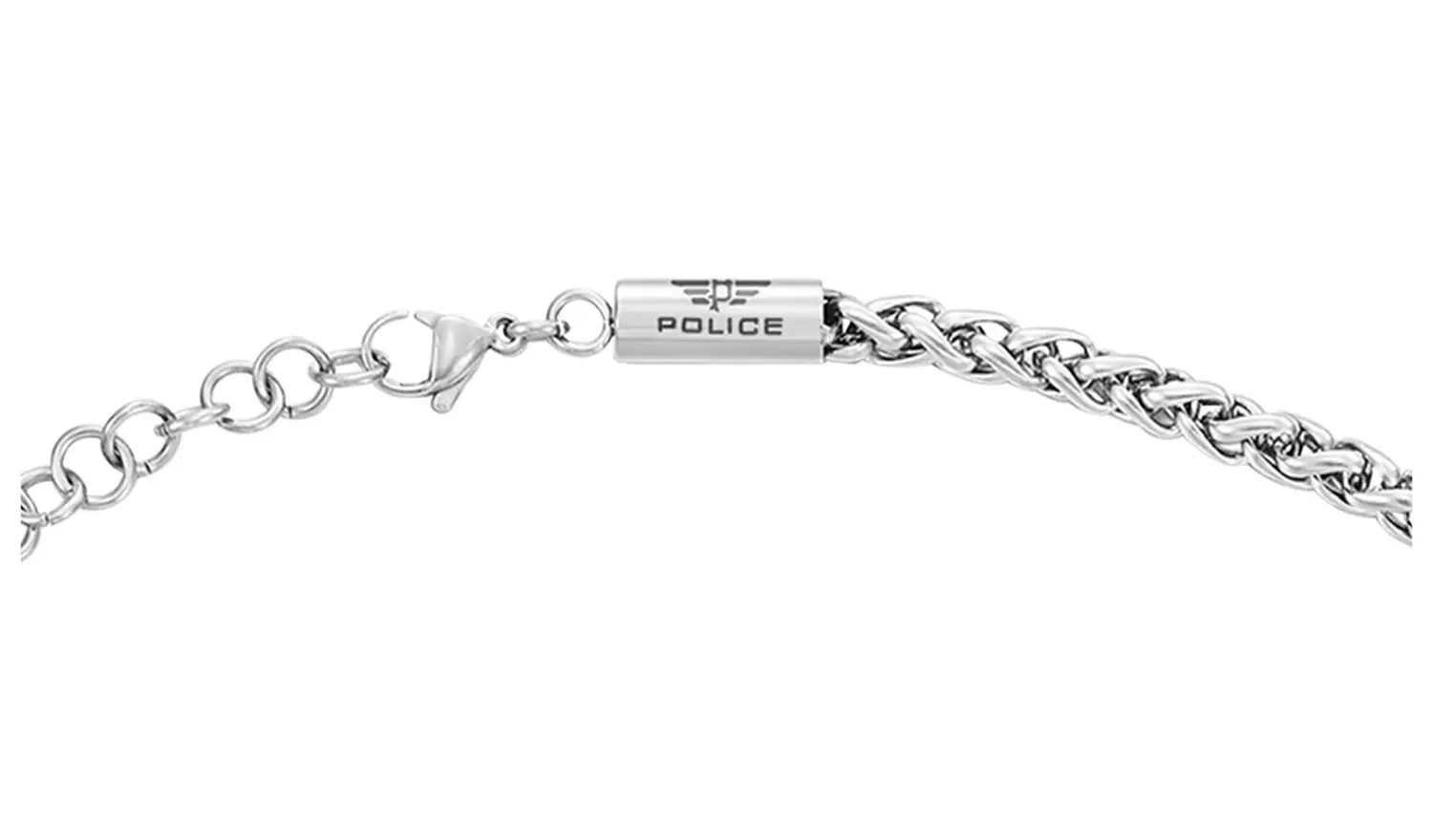 Police Stainless steel Polished Plain Chain Necklace