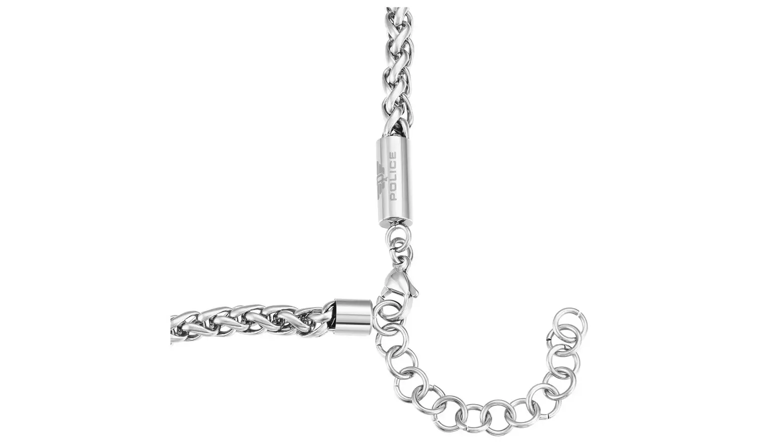 Police Stainless steel Polished Plain Chain Necklace