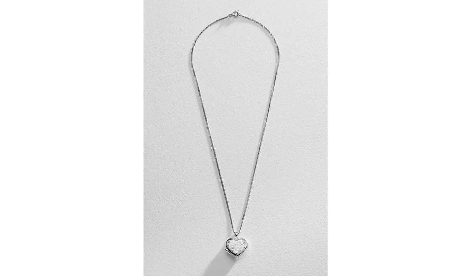 Moon & Back 'Love you to the Moon and Back' Heart Locket