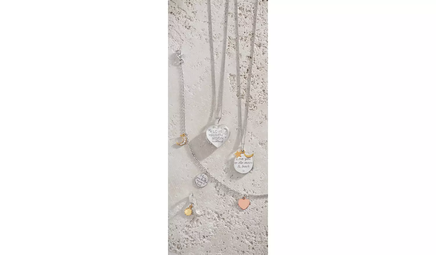 Moon & Back 'Love you to the Moon and Back' Heart Locket