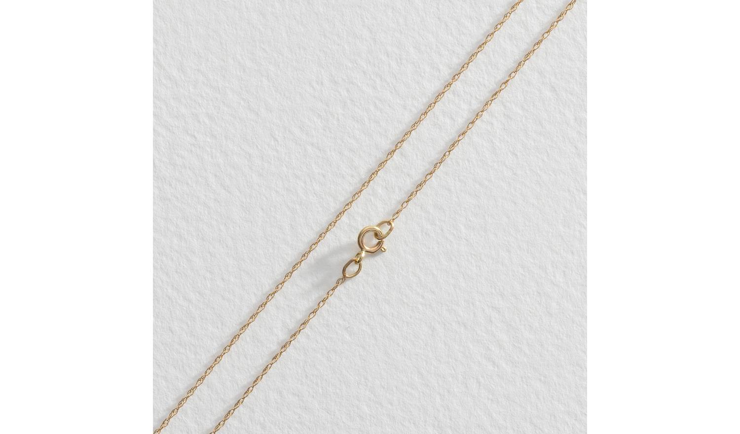 Revere 9ct Gold Prince of Wales Pendant NecklaceChain