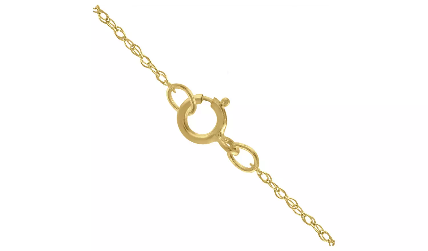 Revere 9ct Gold 0.15ct Diamond Cross Pendant Necklace