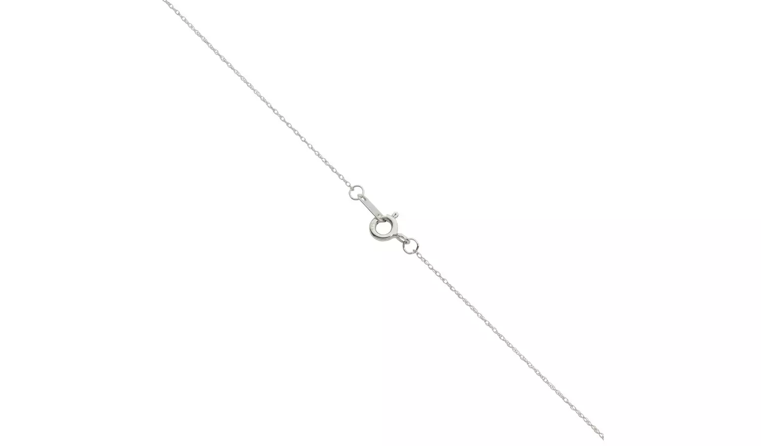 Revere 9ct White Gold 0.25ct Diamond Pendant Necklace